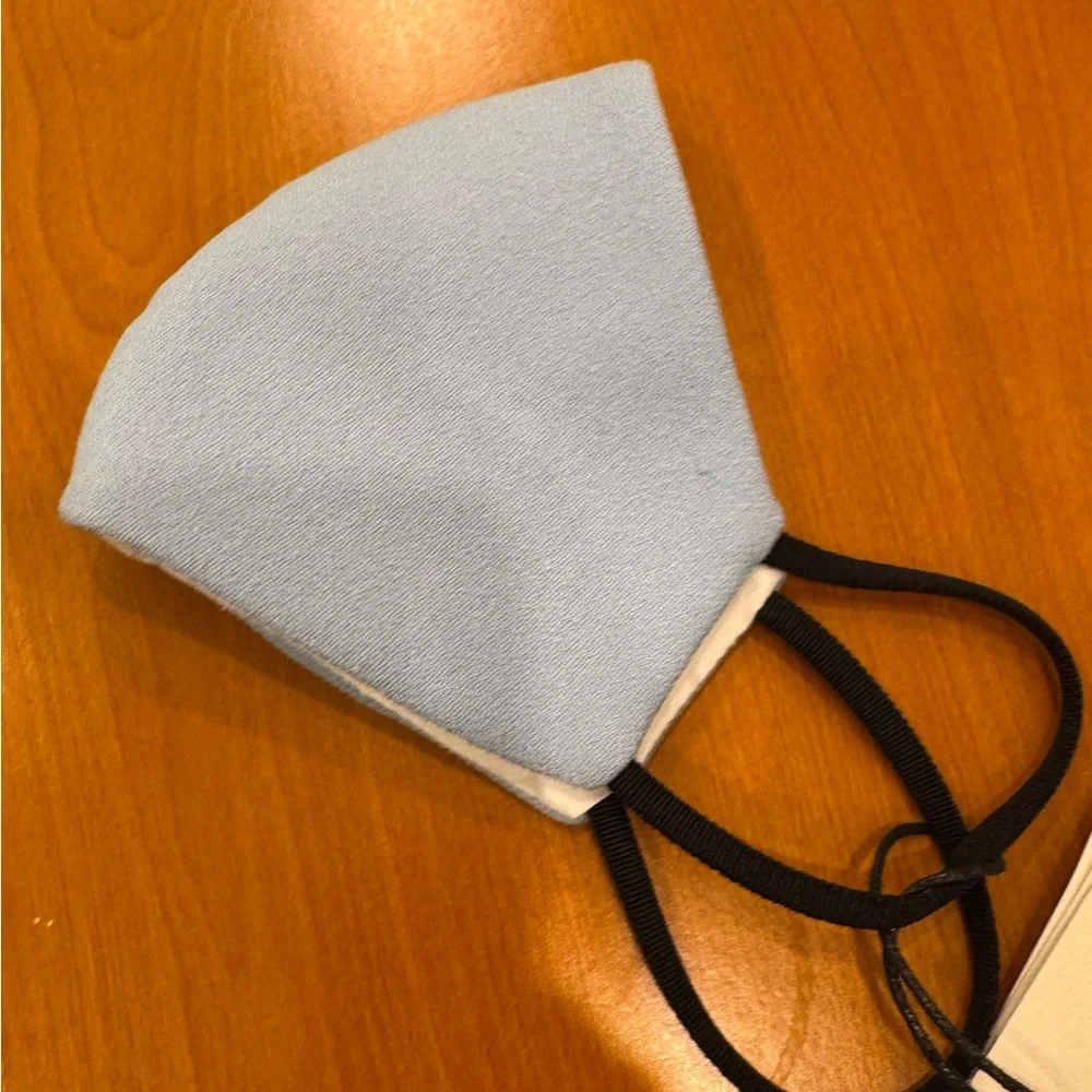 NWT - Roland Mouret Light Blue Face Mask